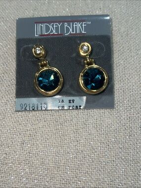 vintage Lindsey Blake brand drop earrings